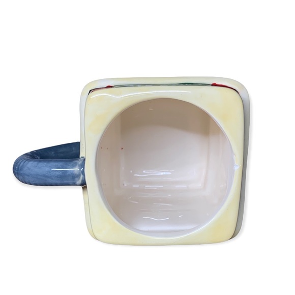 Mug San Francisco Cable Car Square Coffee Mug Funny Face 14 oz Smith Novelty - Picture 5 of 7